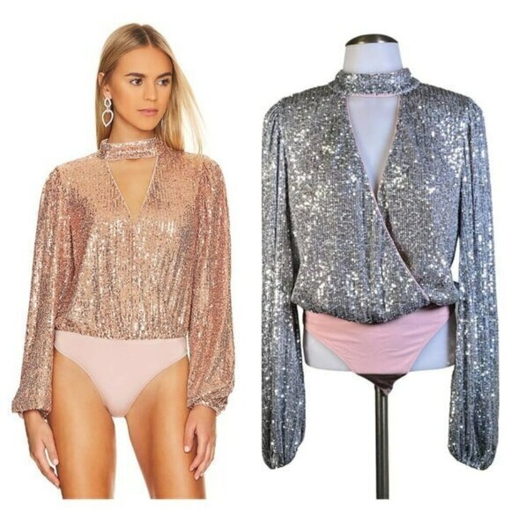 Tularosa Dasha Bodysuit - Silver